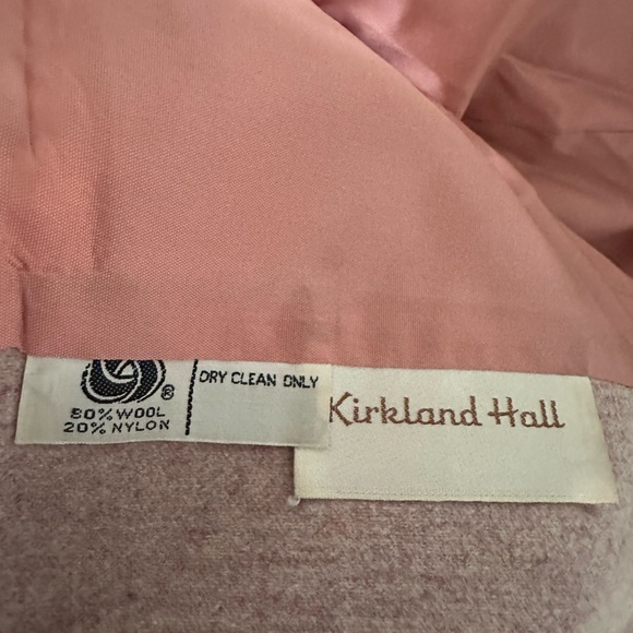 Vintage Kirkland Hall Wool Blazer with Detachable Fur Collar - Picture 6 of 6
